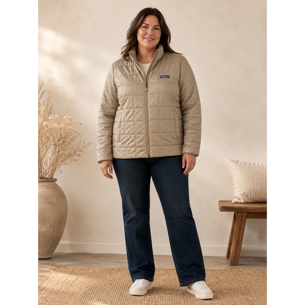 Patagonia Light Gust Insulated Jacket Women's L Seabird Grey NWT